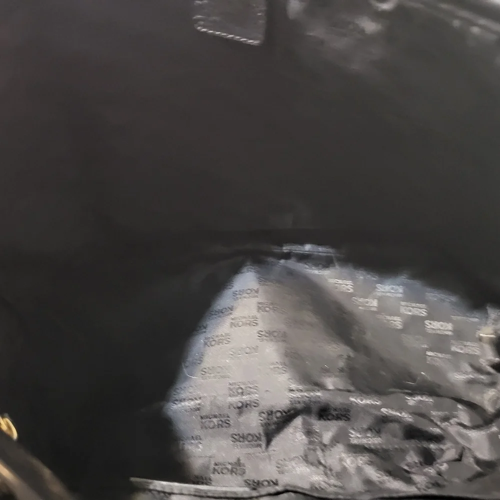 Michael Kors Black and Cream Tote Bag